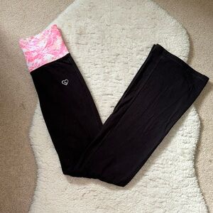 NWOT Aeropostale Black Stretchy Flair Bootcut Yoga Pants
